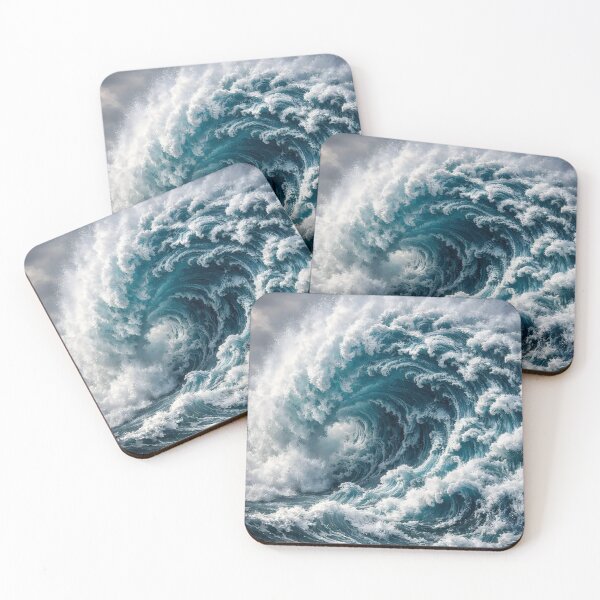 Item preview, Massive Crashing Ocean Wave with White Foam designed and sold by Pioneer Spirit Market.