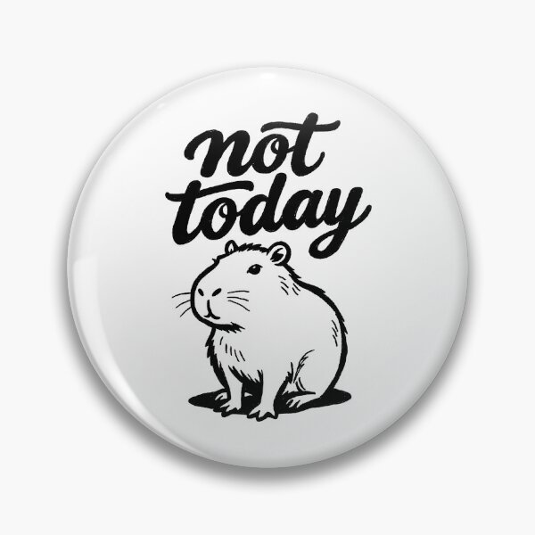 Item preview, Not Today Mood Capy designed and sold by SugarCore.