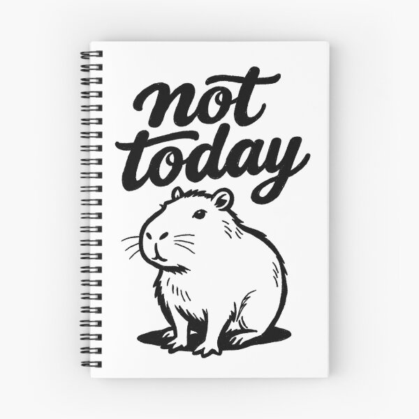 Item preview, Not Today Mood Capy designed and sold by SugarCore.