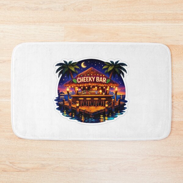 Item preview, Cheeky Bar – Tropical Tiki Night designed and sold by celestialseastc.