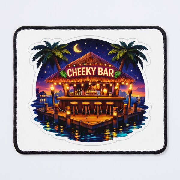 Item preview, Cheeky Bar – Tropical Tiki Night designed and sold by celestialseastc.