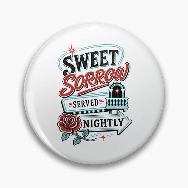 Item preview, Sweet Sorrow Neon Sign Retrowave Romeo and Juliet Art designed and sold by Fenay Designs.