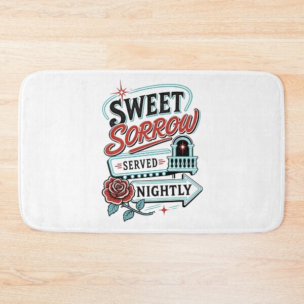 Item preview, Sweet Sorrow Neon Sign Retrowave Romeo and Juliet Art designed and sold by Fenay Designs.