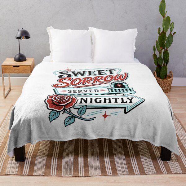 Item preview, Sweet Sorrow Neon Sign Retrowave Romeo and Juliet Art designed and sold by Fenay Designs.
