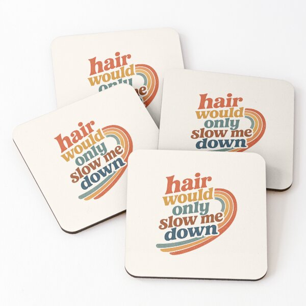 Item preview, Hair Would Only Slow Me Down Funny Bald designed and sold by DemureArtsy.