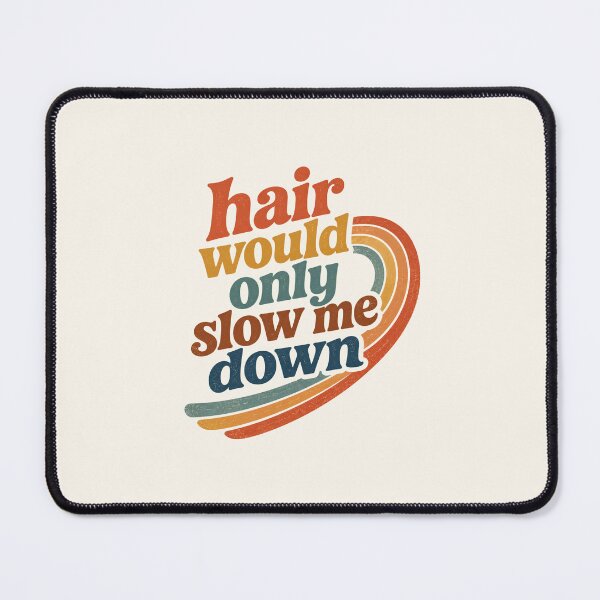 Item preview, Hair Would Only Slow Me Down Funny Bald designed and sold by DemureArtsy.