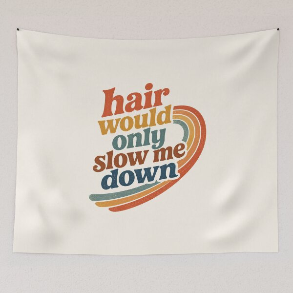 Item preview, Hair Would Only Slow Me Down Funny Bald designed and sold by DemureArtsy.