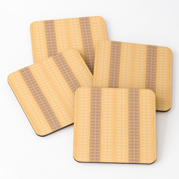 Item preview, Orange & Blue Geometric Op Art Pattern — Repeating Diamond Wave Stripes designed and sold by YerukDesign.