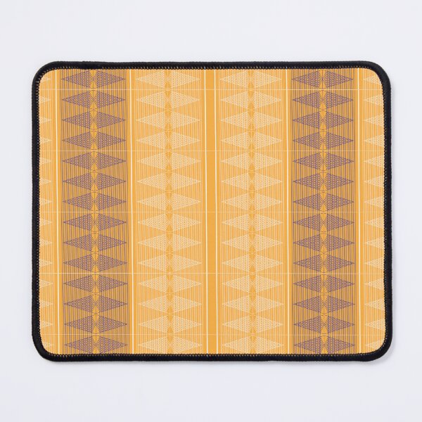 Item preview, Orange & Blue Geometric Op Art Pattern — Repeating Diamond Wave Stripes designed and sold by YerukDesign.