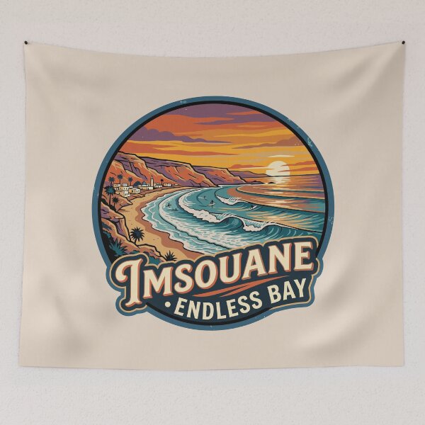 Item preview, Imsouane Morocco, Surf, Tea & Atlantic Coastal Vibes designed and sold by bihtti.