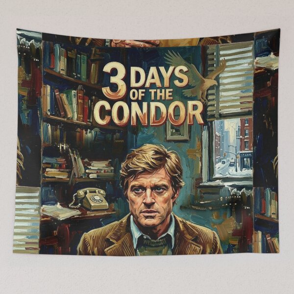 Item preview, The Condor Has Flown – 3 Days of the Condor Fine Art Print designed and sold by Art's Diner.