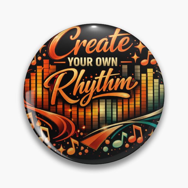 Item preview, Create Your Own Rhythm – Music Lover Motivational Design designed and sold by EdgeSphere.