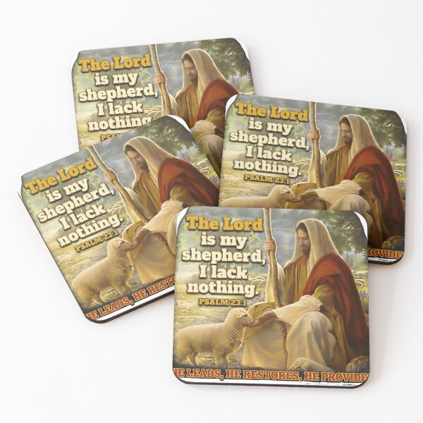 Item preview, “The Lord Is My Shepherd, I Lack Nothing.” – Psalm 23:1 designed and sold by KINGDOM GOLD STUDIO.