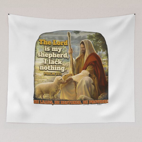 Item preview, “The Lord Is My Shepherd, I Lack Nothing.” – Psalm 23:1 designed and sold by KINGDOM GOLD STUDIO.