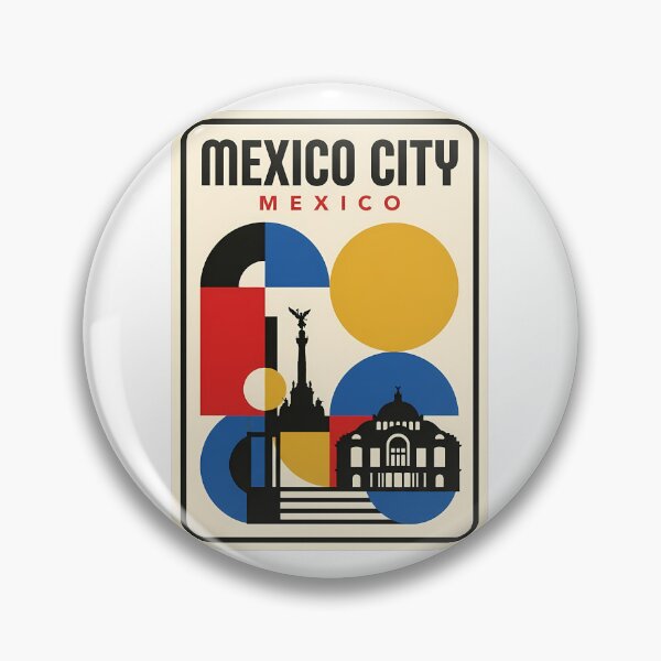 Item preview, Mexico City Geometric Mid Century Modern Travel designed and sold by k3rstman1.