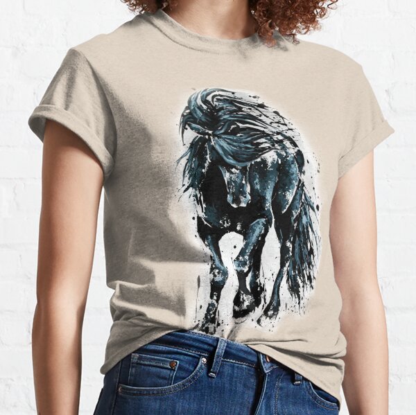 Cheval "Perle noire" T-shirt classique