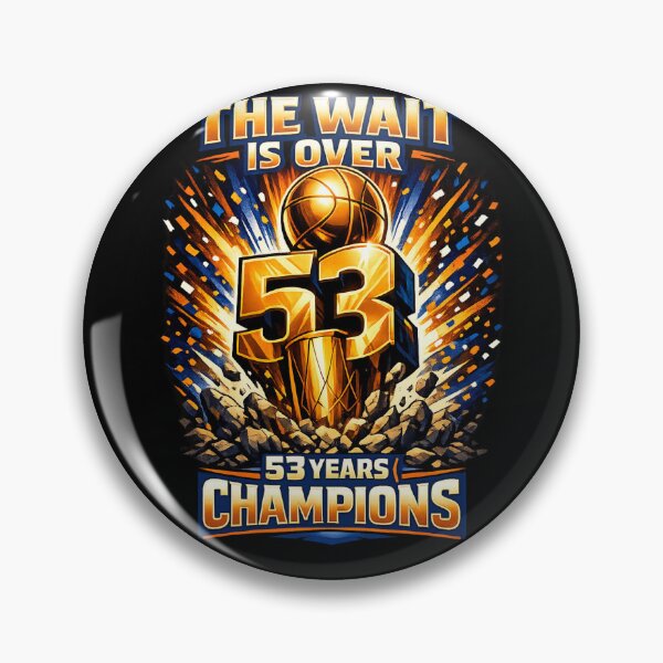 Item preview, New York Basketball the wait is over 53 years champions designed and sold by XYZ Studio.
