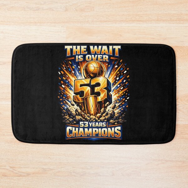 Item preview, New York Basketball the wait is over 53 years champions designed and sold by XYZ Studio.