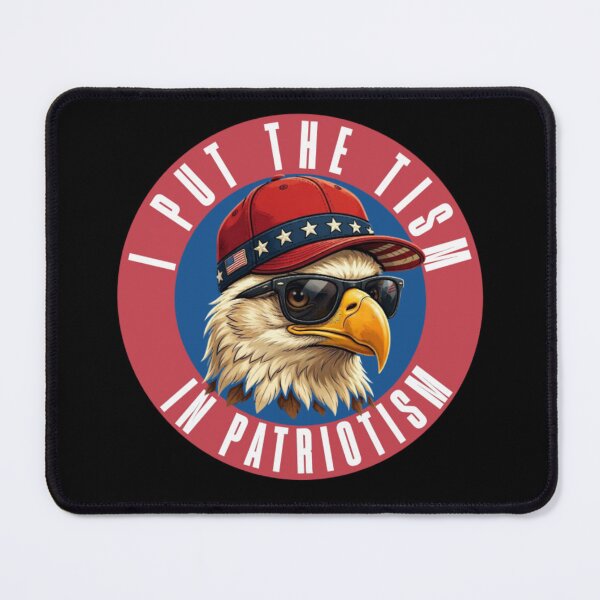 Item preview, I Put The Tism in Patriotism Athletic Eagle designed and sold by TheEndDesign.