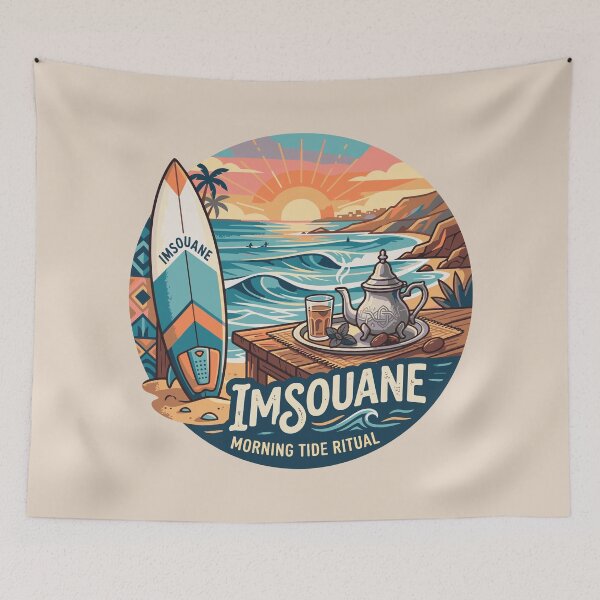 Item preview, Imsouane Morocco, Surf, Tea & Atlantic Coastal Vibes designed and sold by bihtti.