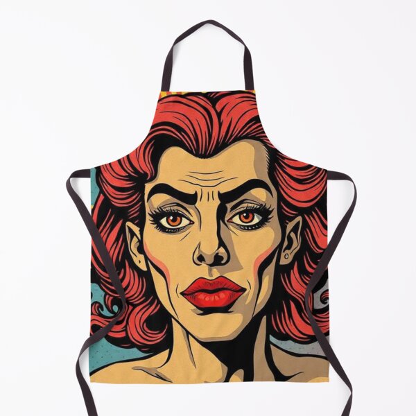 Item preview, Androgynous Person with Small Horns and Red Lips | Fantastic Portrait designed and sold by RAISC.