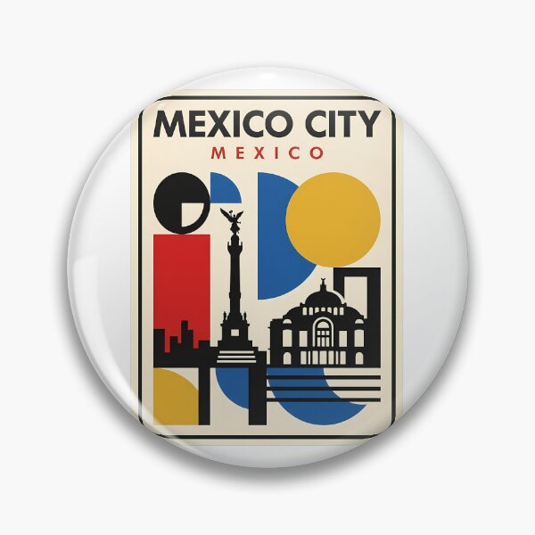 Item preview, Mexico City Vintage Geometric Travel Architecture designed and sold by k3rstman1.