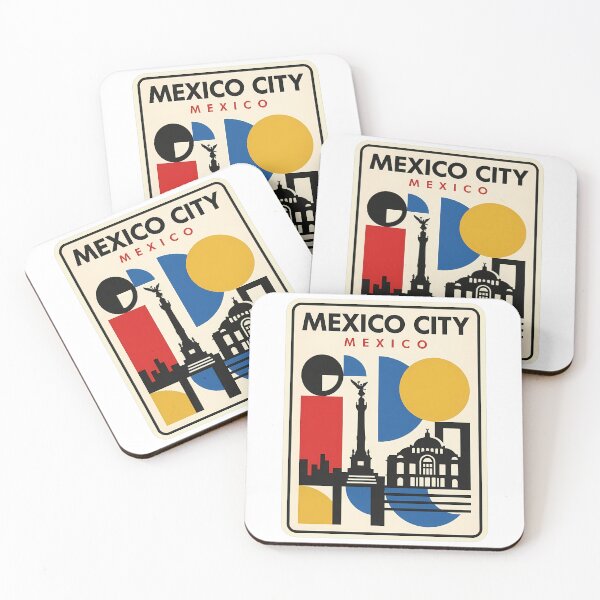 Item preview, Mexico City Vintage Geometric Travel Architecture designed and sold by k3rstman1.