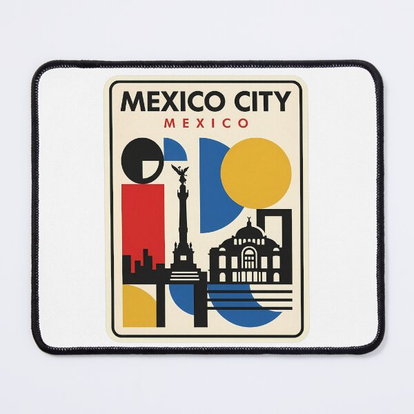 Item preview, Mexico City Vintage Geometric Travel Architecture designed and sold by k3rstman1.