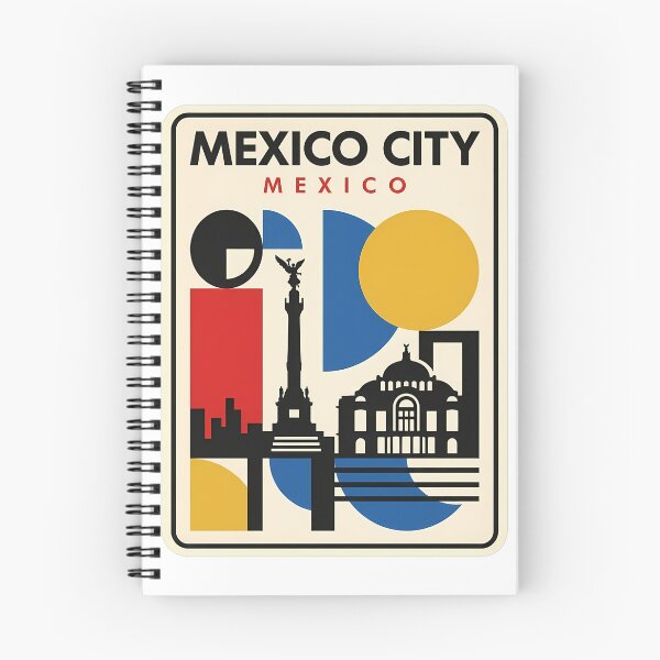 Item preview, Mexico City Vintage Geometric Travel Architecture designed and sold by k3rstman1.