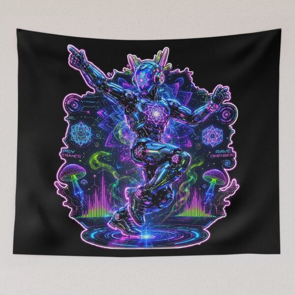 Item preview, Cyber Goa Robot – Neon Rave Machine designed and sold by RH Design Lab.