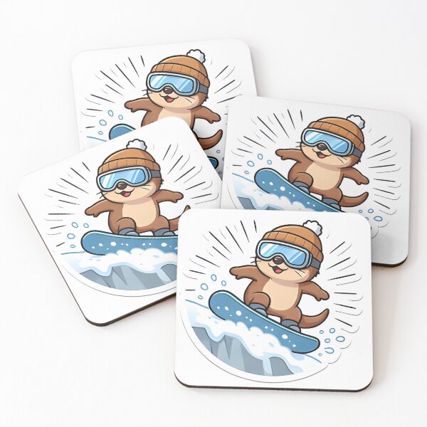 Item preview, snowboarding cuteness designed and sold by ud99tidjaha.