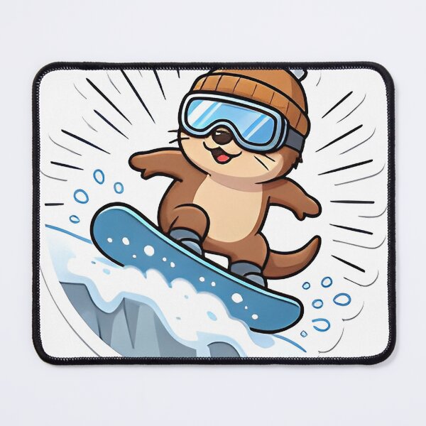 Item preview, snowboarding cuteness designed and sold by ud99tidjaha.
