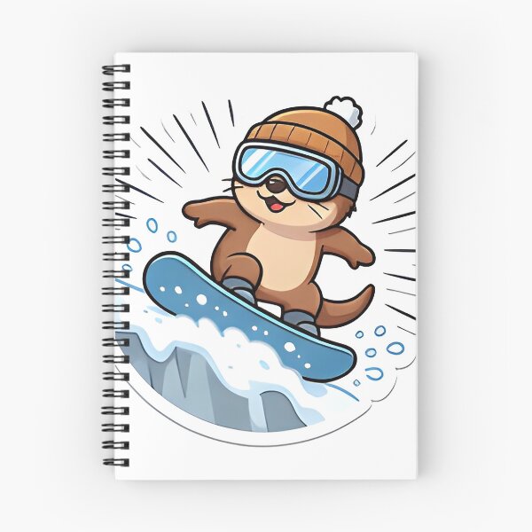 Item preview, snowboarding cuteness designed and sold by ud99tidjaha.