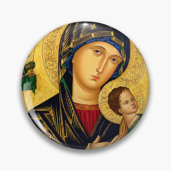 Item preview, Our Lady of Perpetual Help Icon - Mother of Perpetual Succour Catholic Art designed and sold by FaithCreatives.