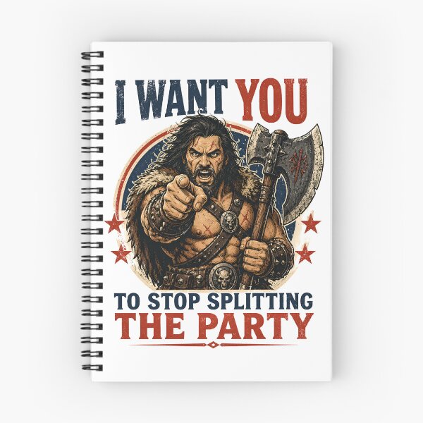 Item preview, I Want You To Stop Splitting The Party Barbarian Graphic designed and sold by Fenay Designs.