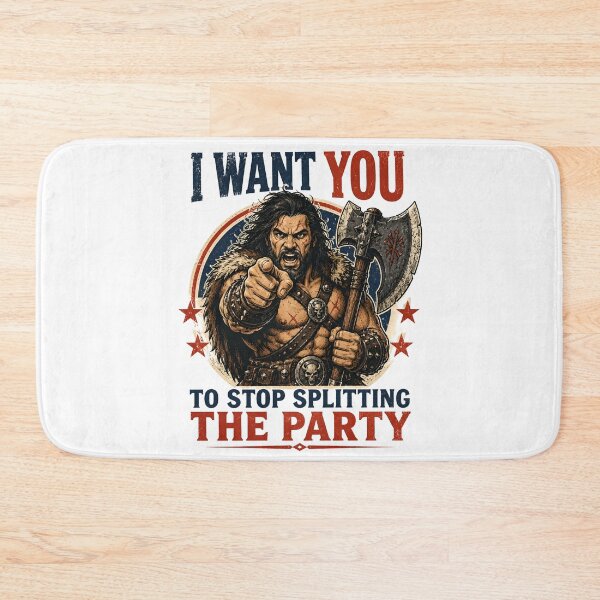 Item preview, I Want You To Stop Splitting The Party Barbarian Graphic designed and sold by Fenay Designs.