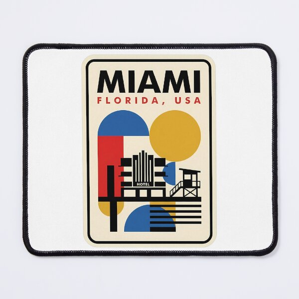 Item preview, Retro Miami Florida Art Deco Geometric Beach designed and sold by k3rstman1.