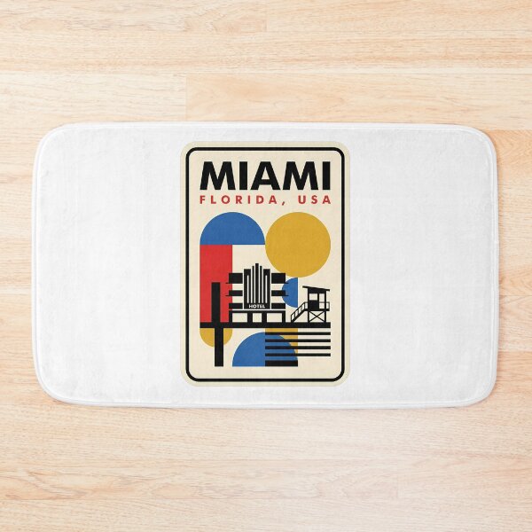 Item preview, Retro Miami Florida Art Deco Geometric Beach designed and sold by k3rstman1.