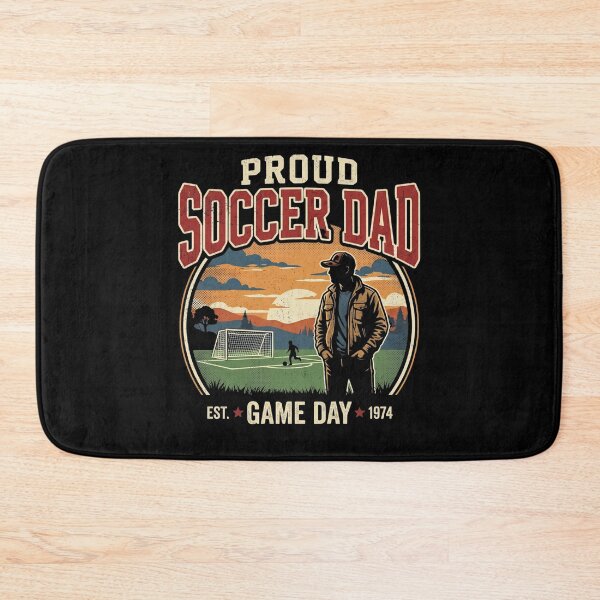 Item preview, Proud Soccer Dad – Retro Game Day Soccer Parent Shirt designed and sold by Pigmentra.