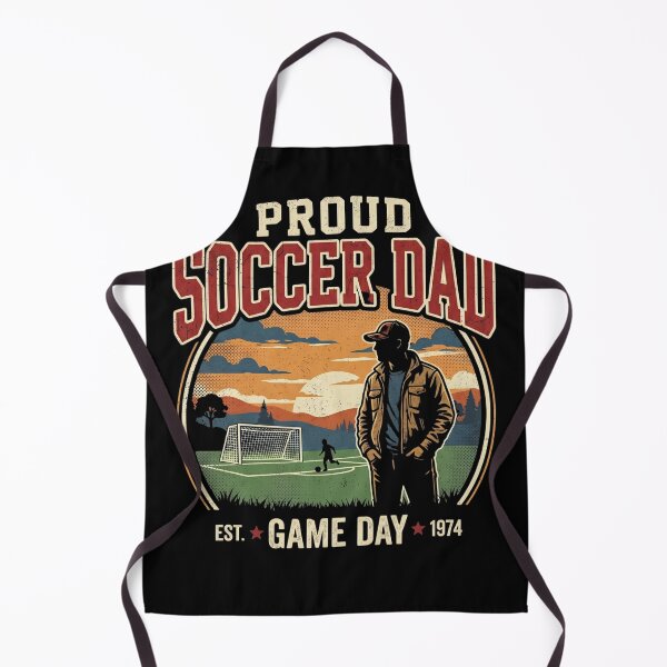 Item preview, Proud Soccer Dad – Retro Game Day Soccer Parent Shirt designed and sold by Pigmentra.