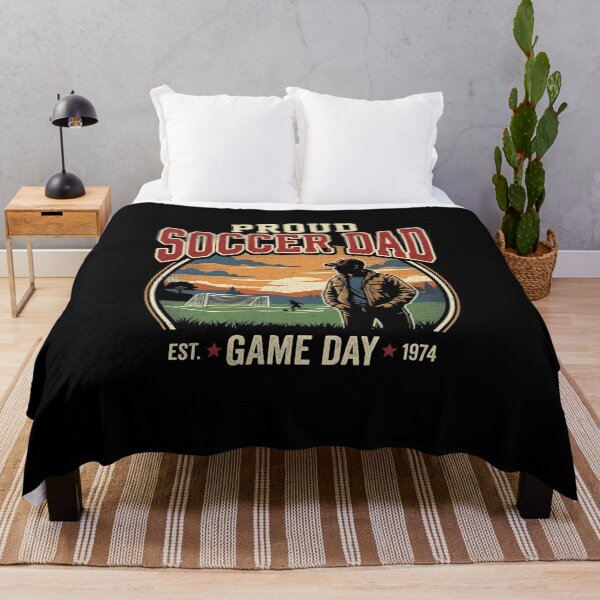 Item preview, Proud Soccer Dad – Retro Game Day Soccer Parent Shirt designed and sold by Pigmentra.