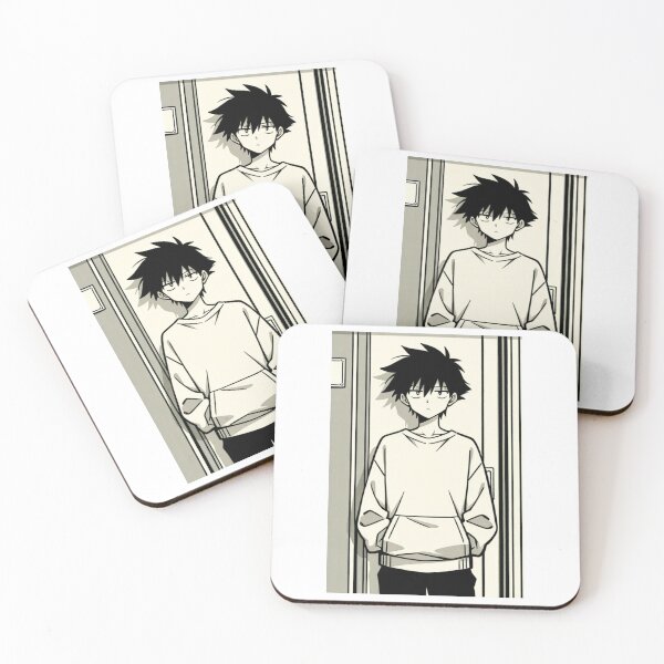 Item preview, Portrait - Young man beige hoodie tired indoor designed and sold by AnimeShin.