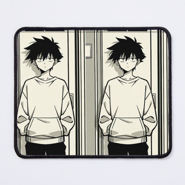 Item preview, Portrait - Young man beige hoodie tired indoor designed and sold by AnimeShin.