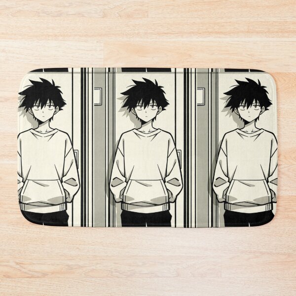Item preview, Portrait - Young man beige hoodie tired indoor designed and sold by AnimeShin.