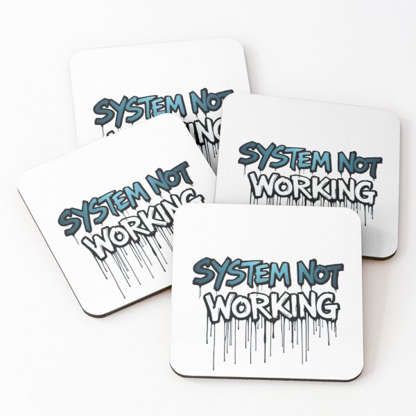 Item preview, SYSTEM NOT WORKING designed and sold by HappyPrintCo.