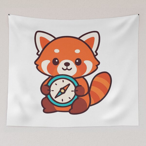 Item preview, Find Your Path Red Panda - Inspirational Sticker designed and sold by foryouandyours.