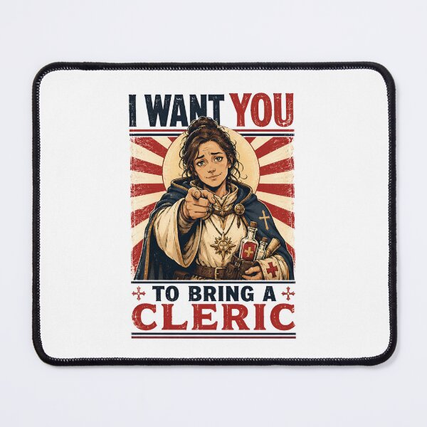 Item preview, I Want You To Bring A Cleric Uncle Sam Parody Design designed and sold by Fenay Designs.