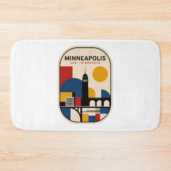 Item preview, Retro Minneapolis Minnesota Geometric City Skyline designed and sold by k3rstman1.
