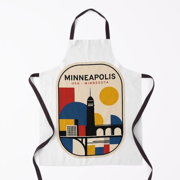 Item preview, Retro Minneapolis Minnesota Geometric City Skyline designed and sold by k3rstman1.