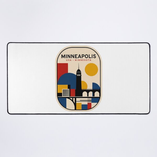 Item preview, Retro Minneapolis Minnesota Geometric City Skyline designed and sold by k3rstman1.